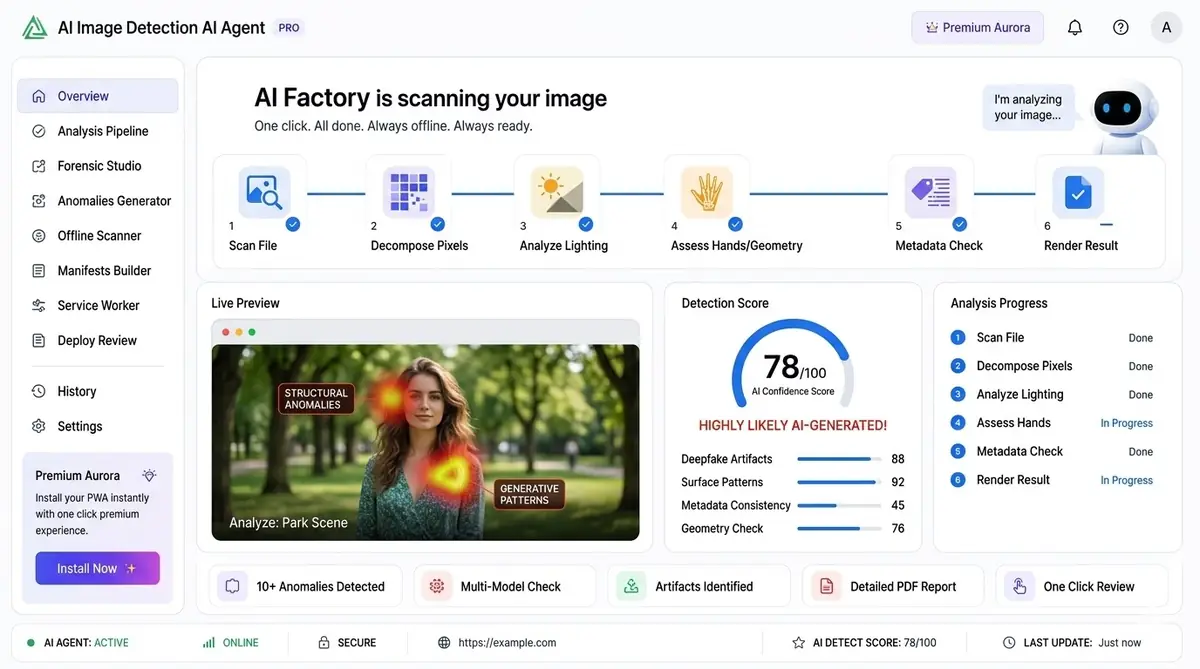 AI HTML generator app — example of the AI tool dashboard software